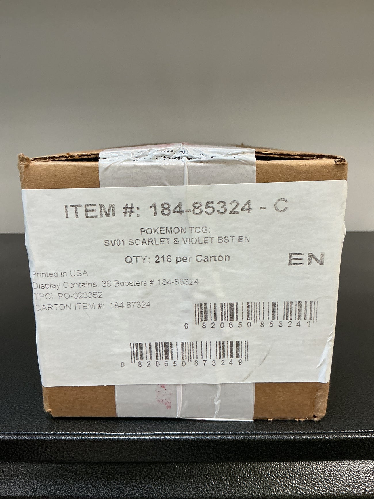 SV01 scarlet & violet base booster box case