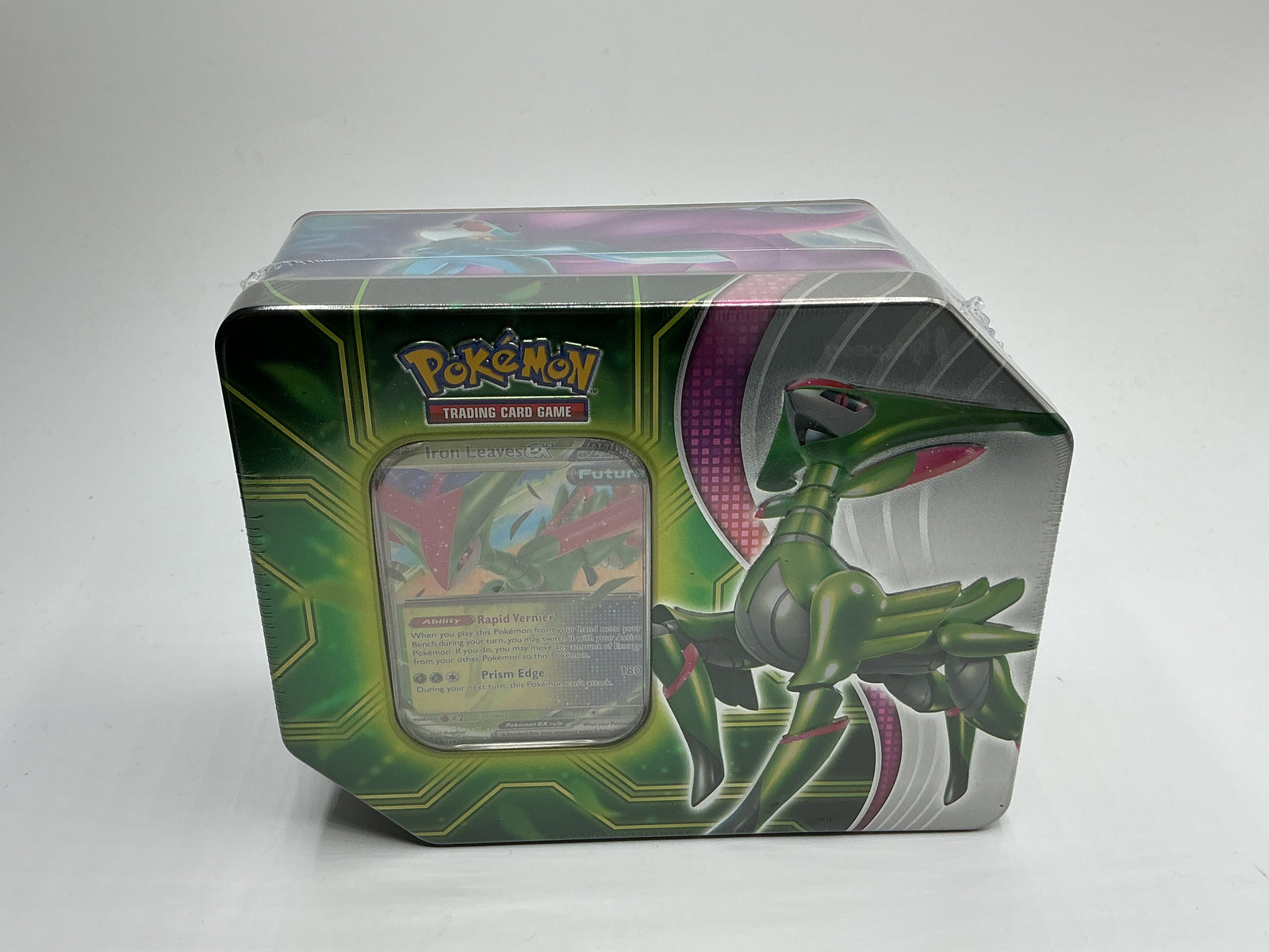 Pokemon Paradox Clash Tin Iron Leaves ex - Sealed