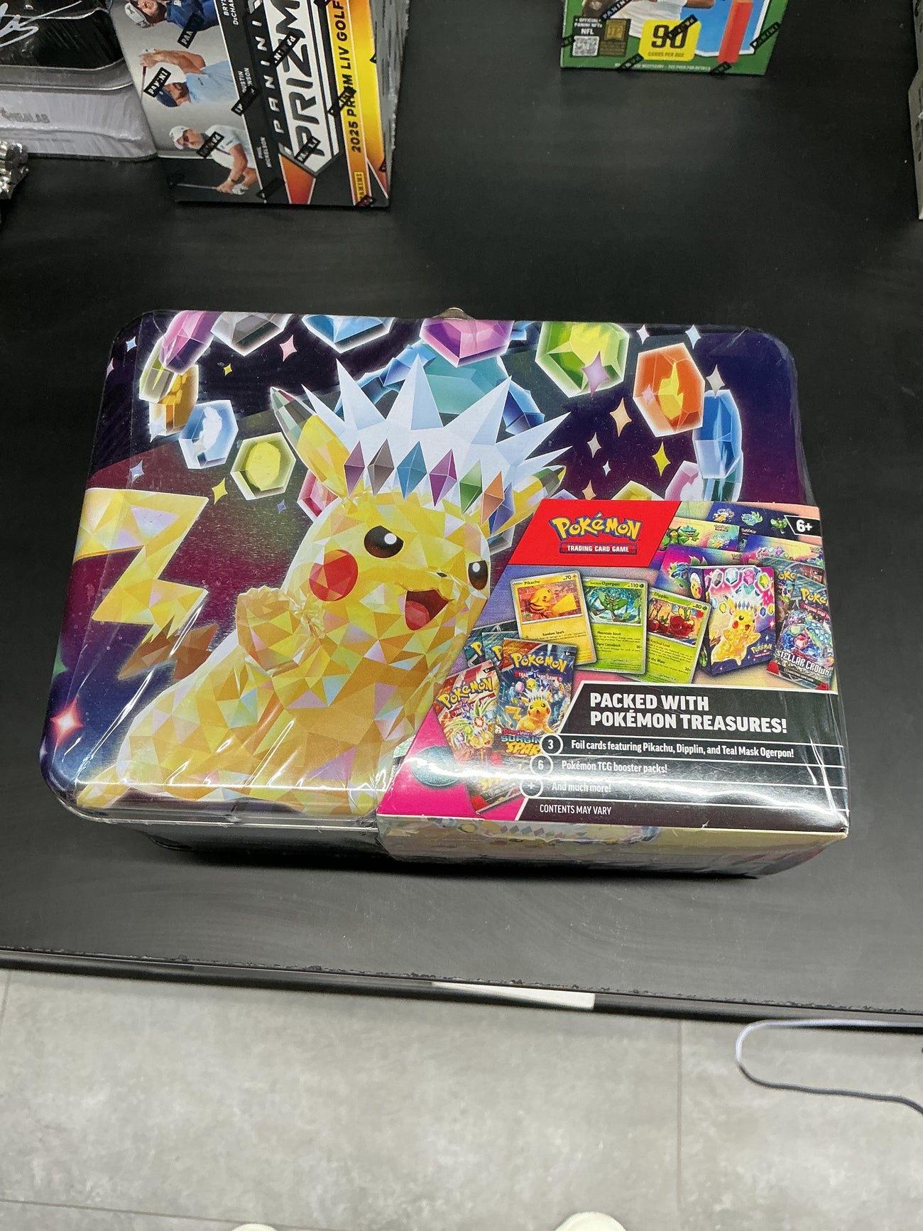 Pokémon TCG fall 2024 collector chest surging sparks theme