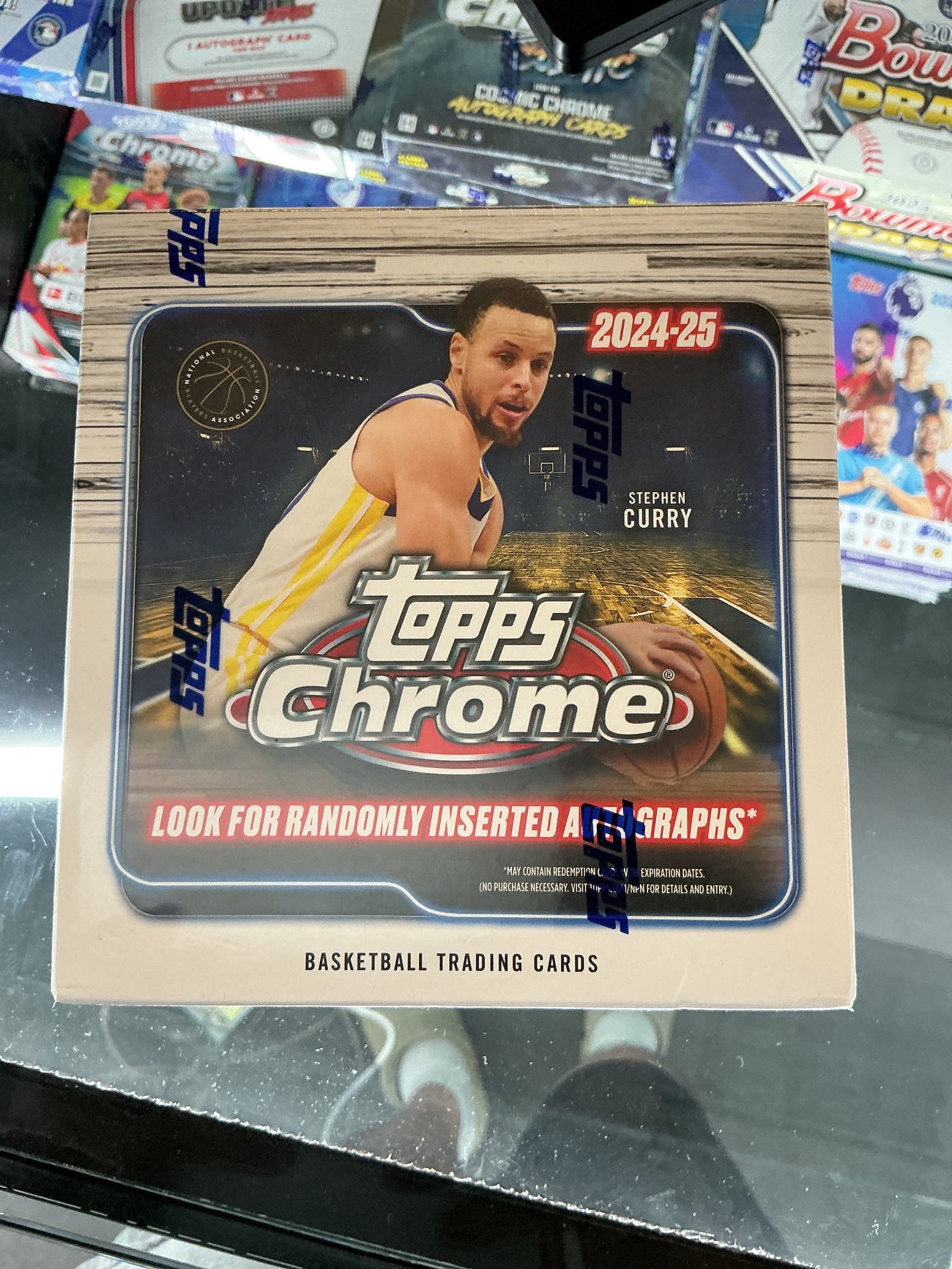 24–25 Topps chrome mega eight pack box