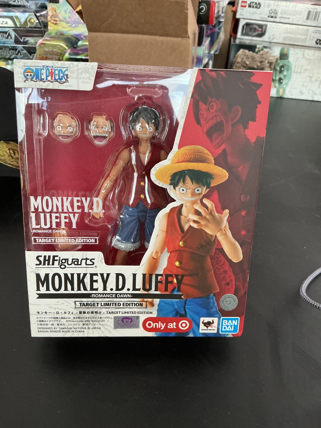 Target, limited edition monkey D Luffy