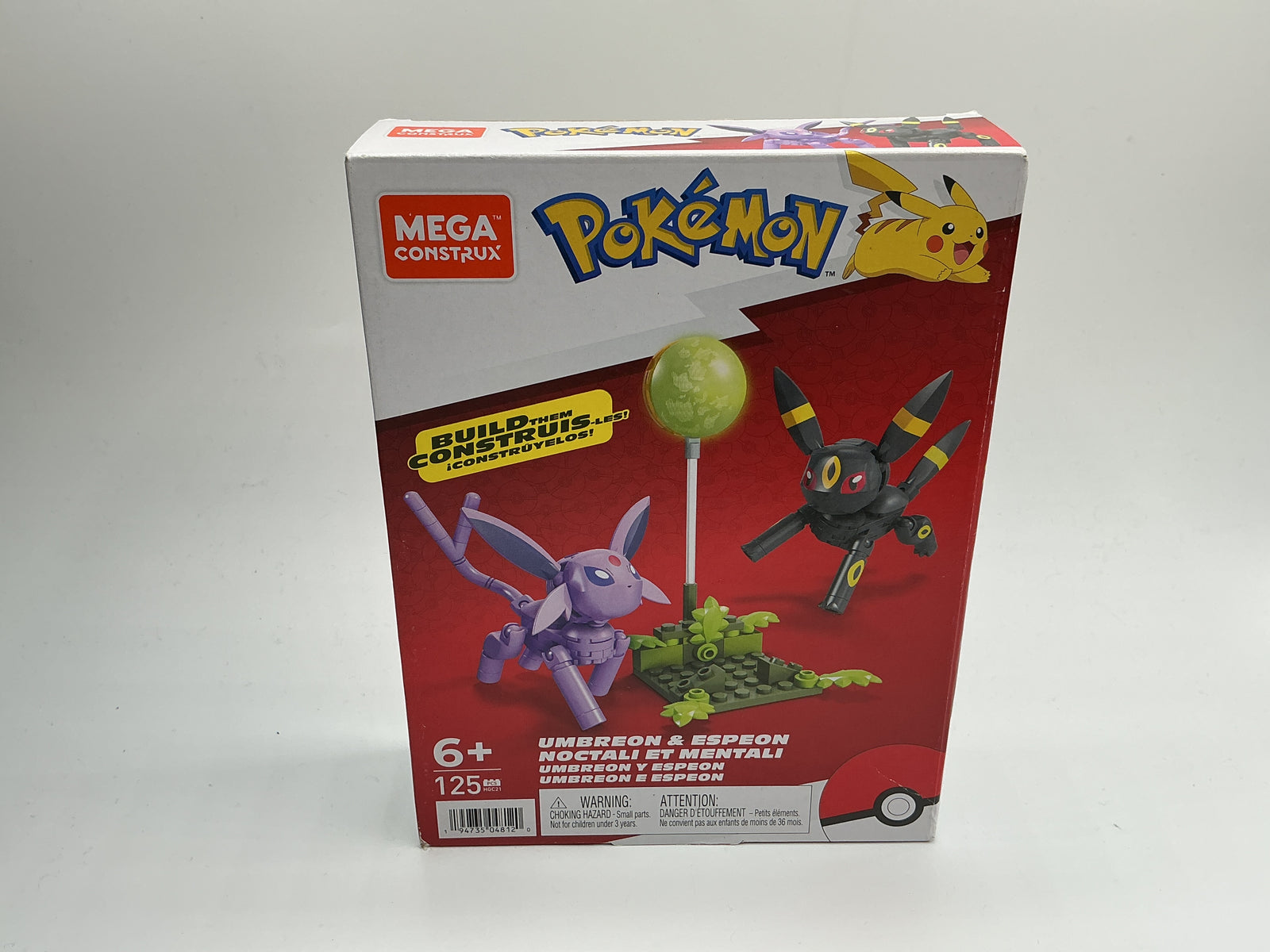 MEGA Pokemon Action Figures Umbreon & Espeon Building Toy Collectible