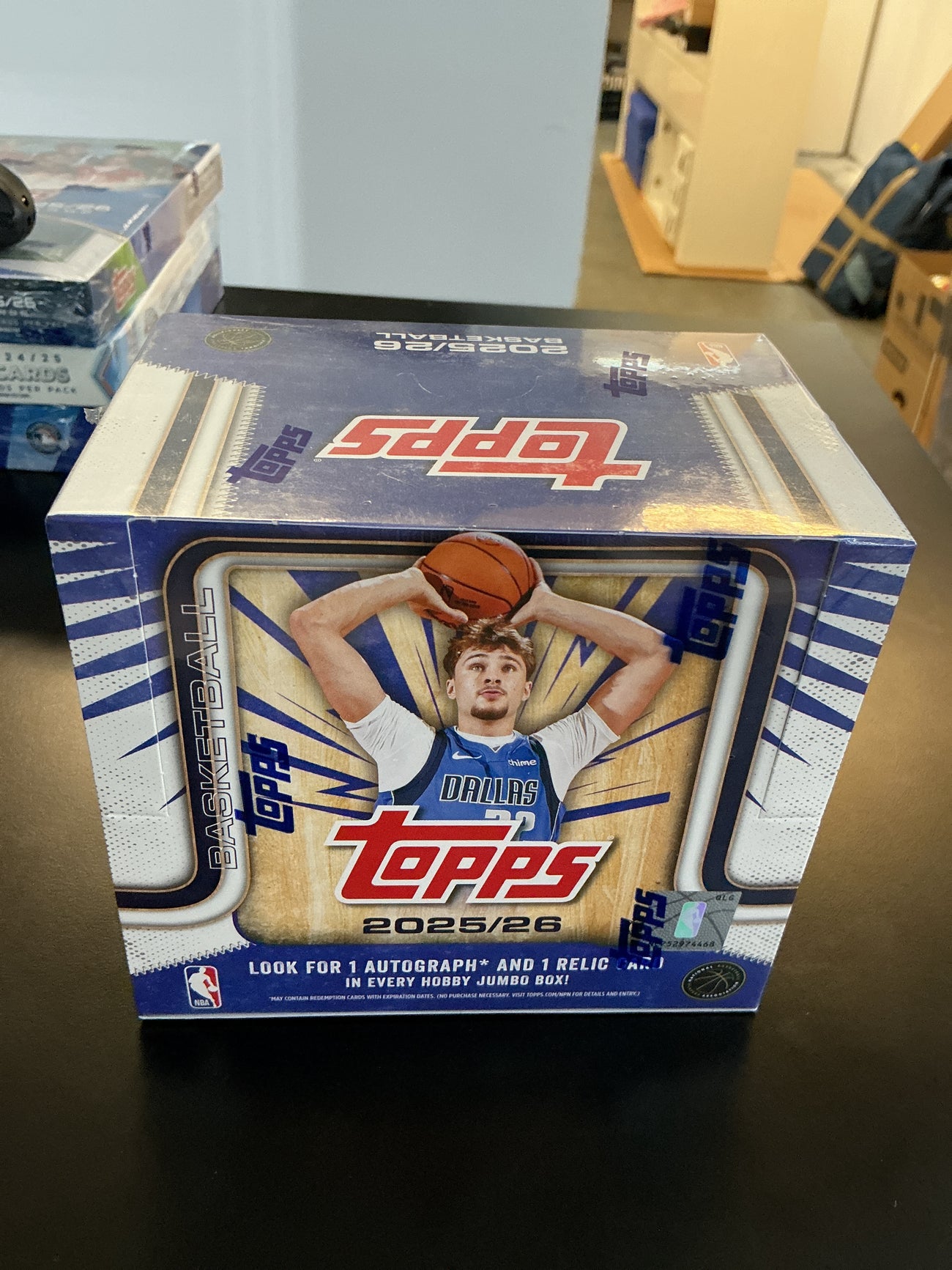 Tops 2025 2026 hobby jumbo box