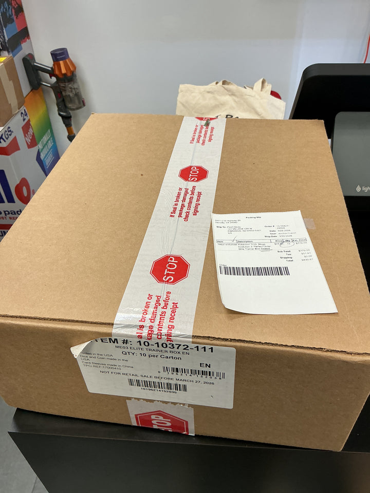 Pokémon TCG perfect order ETB case