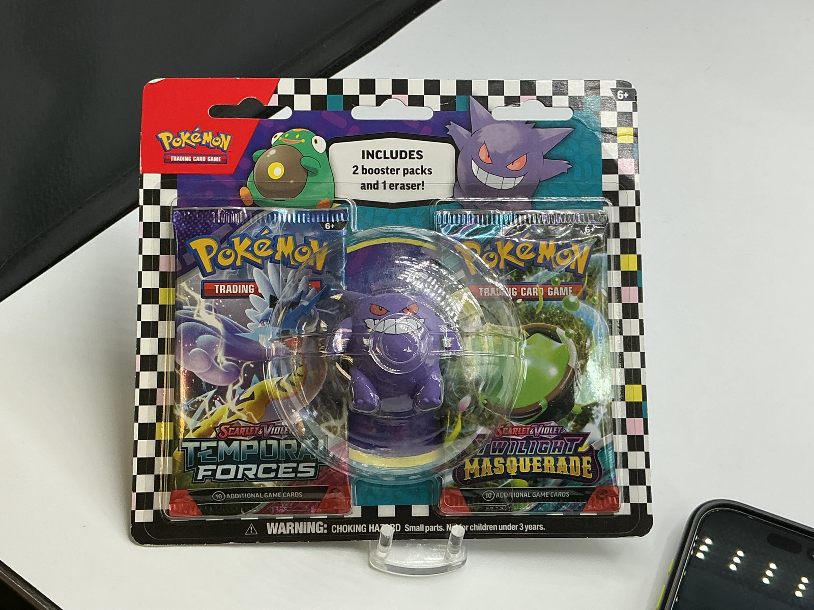 Pokémon TCG: 2024 Back to School Gengar Eraser Blister Pack – Sealed