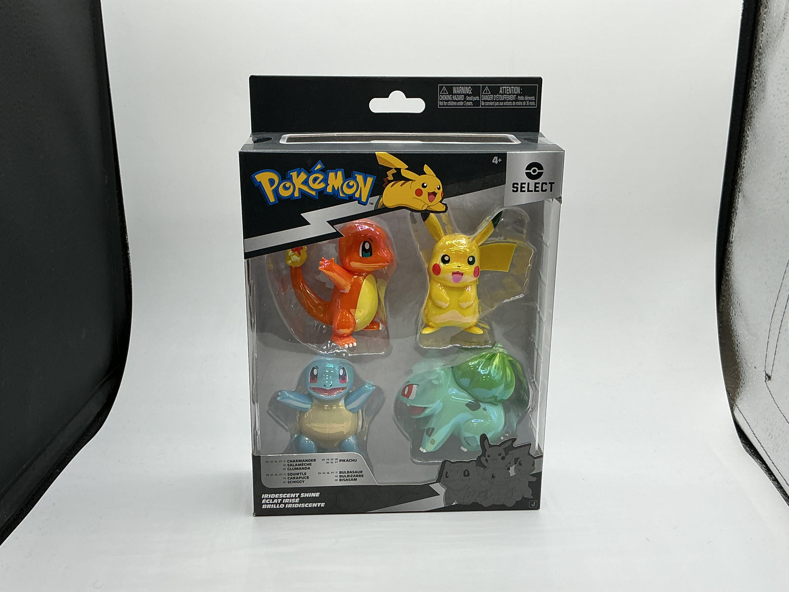Pokemon Select Battle Figures - Kanto Starters - Iridescent Shine