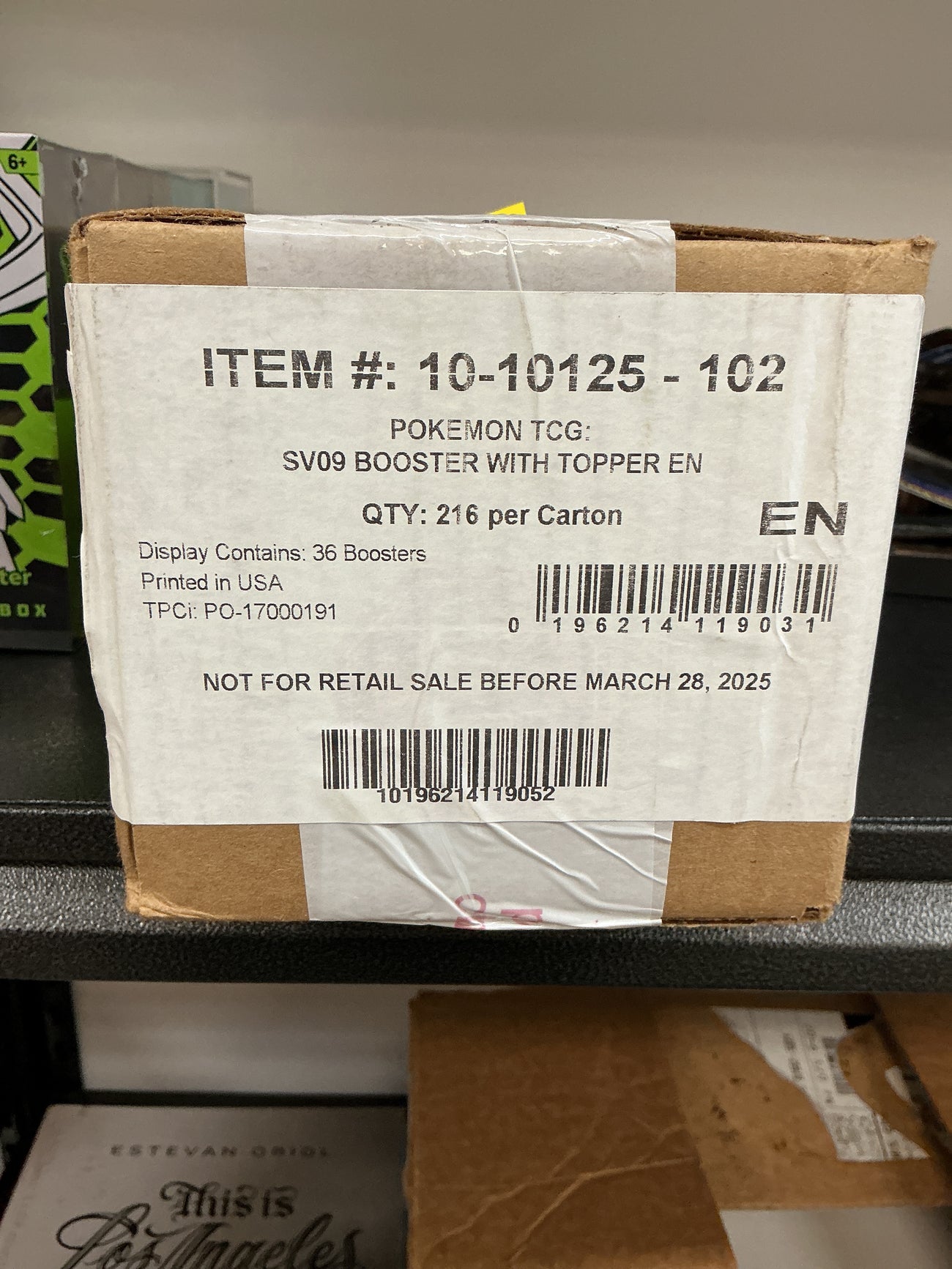 SV09 booster with topper English
