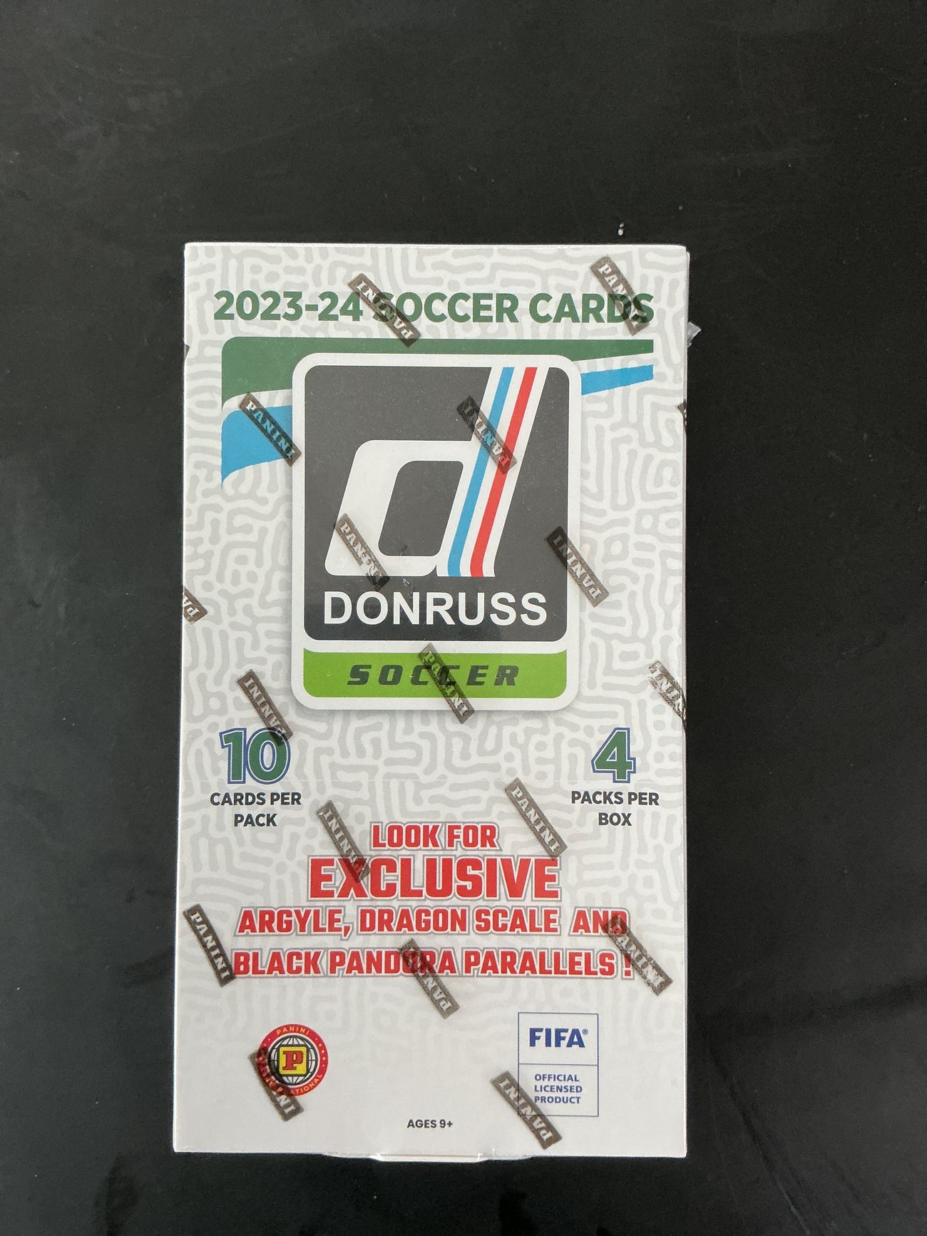 2023 2024 Panini, Donruss soccer international hobby box kaboom