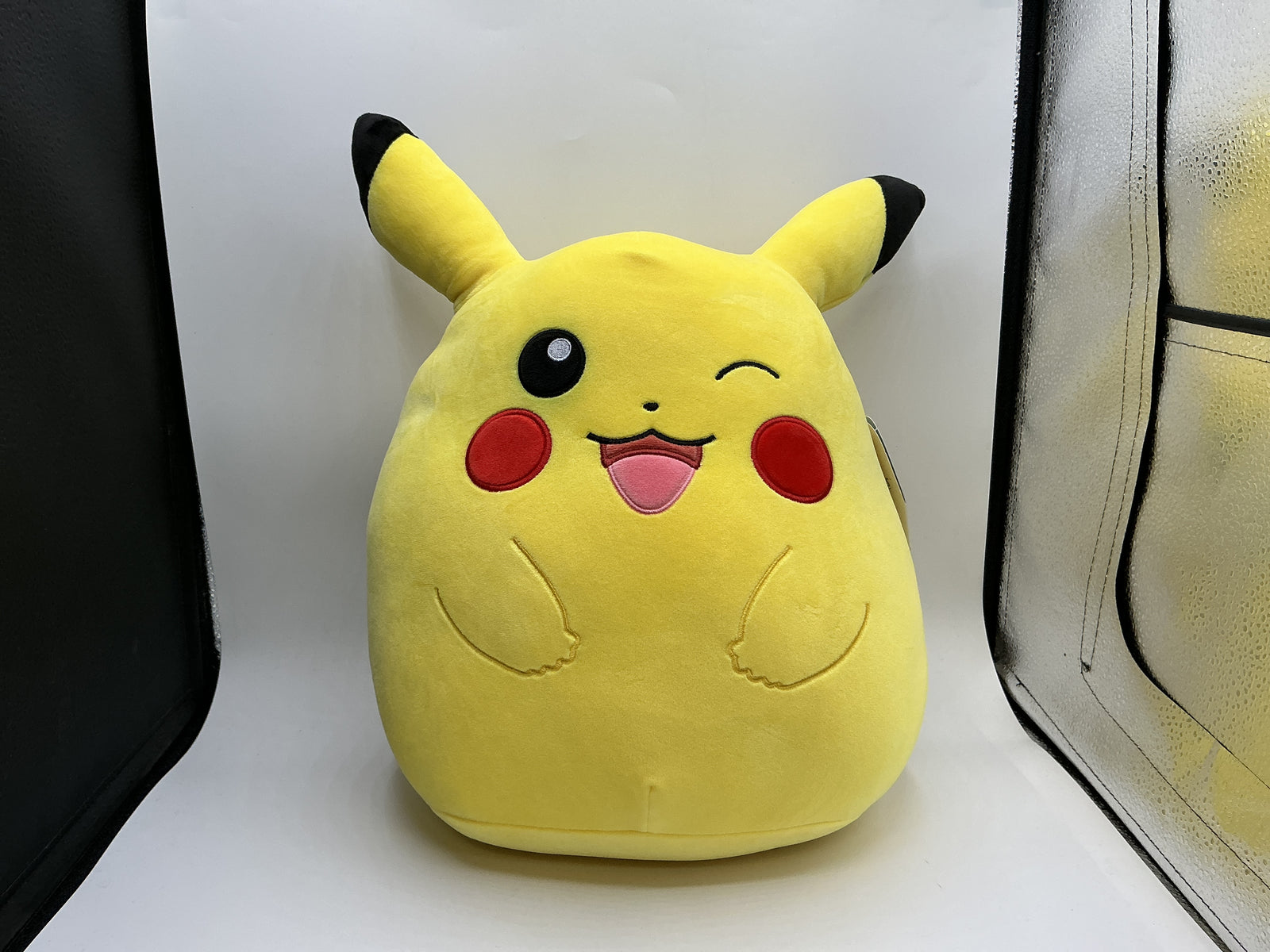 Pokémon Center Winking Pikachu 14” Plush - Squishmallows Jazwares