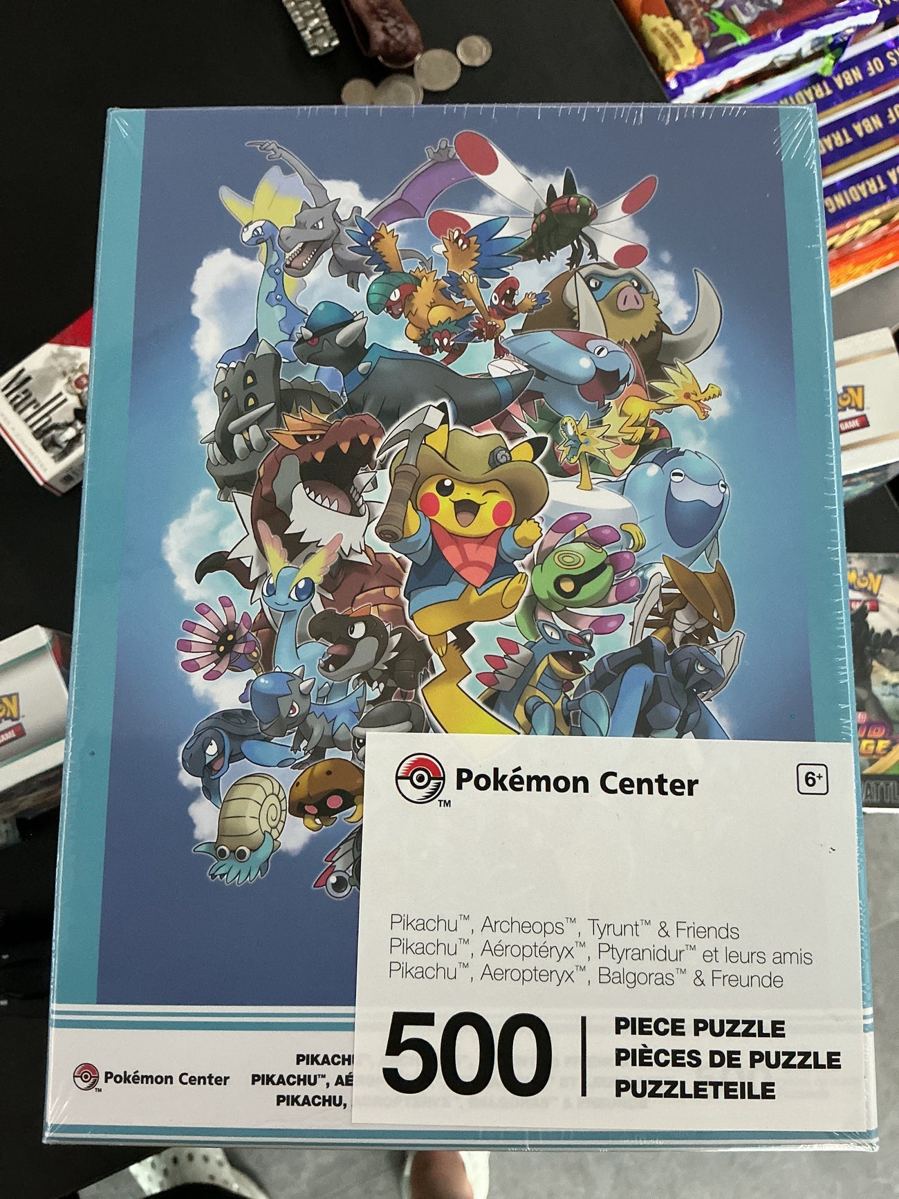 Pokémon Center exclusive fossil museum 500 piece puzzle