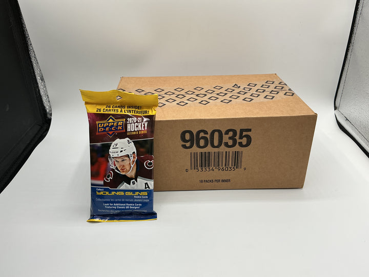 20/21 upper deck extended series hockey fat pack case