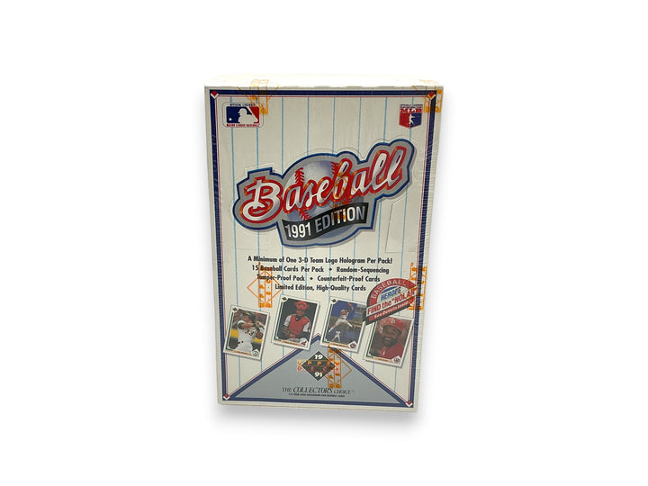 1991 Upper Deck Baseball Edition MLB The Collector's Choice Factory Sealed Box