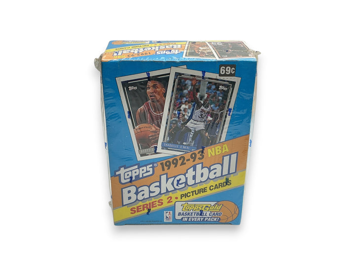 1992-93 Topps Series 2 Basketball Factory Sealed Wax Box - 36 Gold Cards