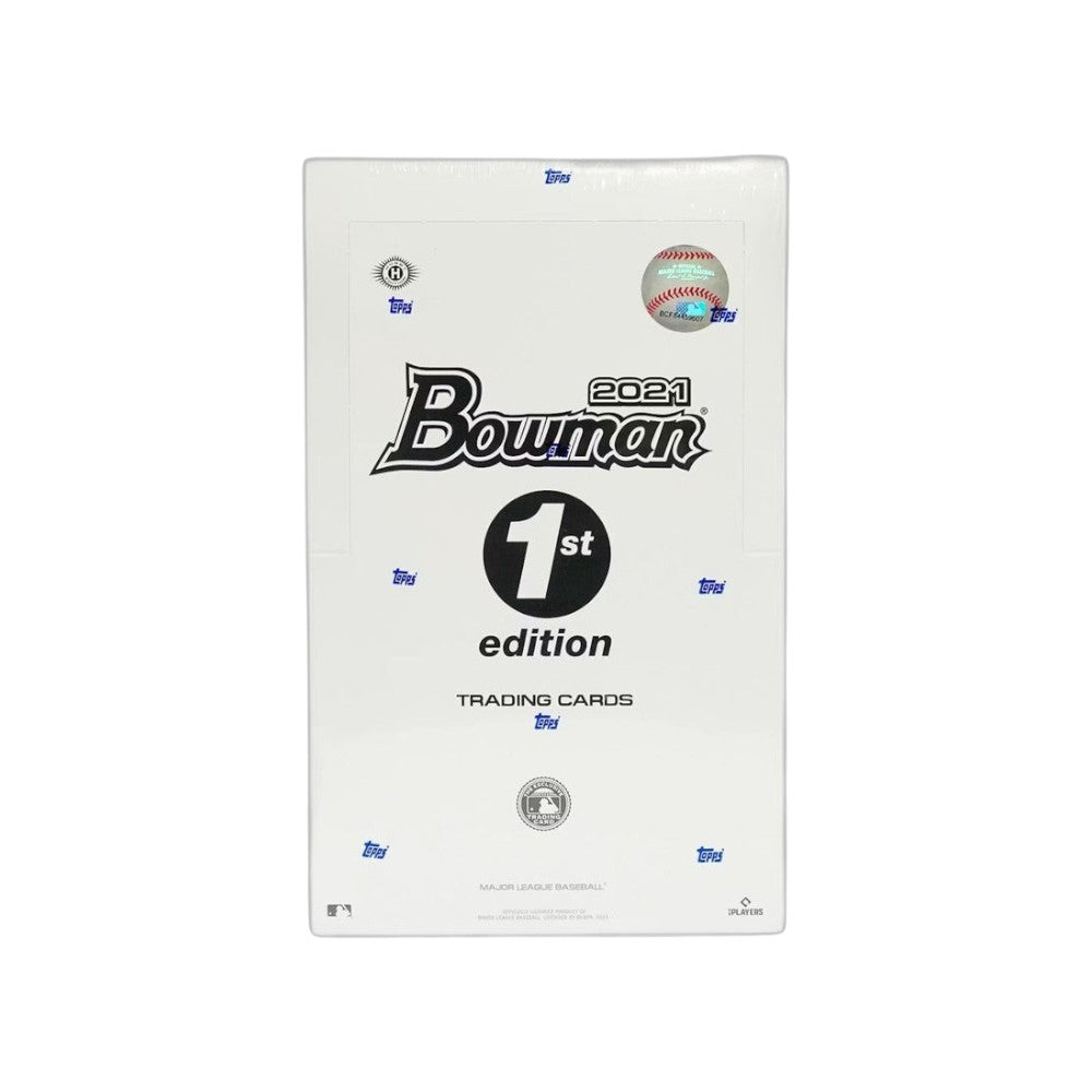 Lowkey Stock factory sealed 2021 Bowman 1st Edition baseball trading card hobby box with 24 packs