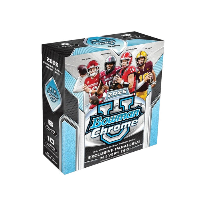 2025 Bowman University Chrome Football Mega Box
