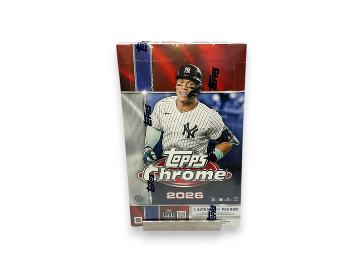 2026 TOPPS Chrome Baseball Hobby Box - Sealed