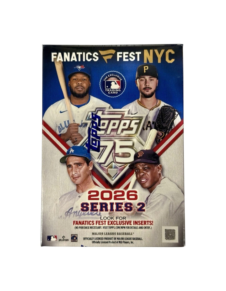 2026 Topps Series 2 Baseball Fanatics Fest NYC Edition Blaster Box