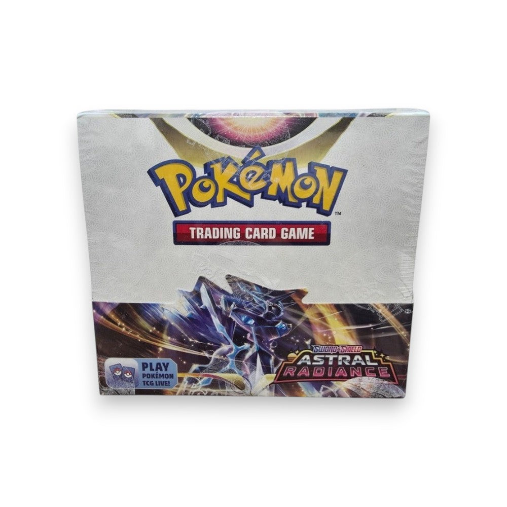 Lowkey Stock factory sealed Pokemon TCG Sword and Shield Astral Radiance booster box with 36 card packs