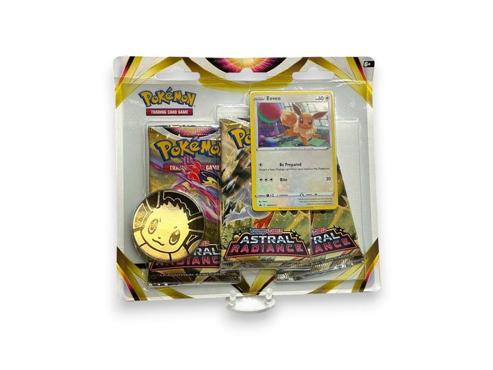 Pokémon Sword & Shield Astral Radiance 3-Pack Booster Blister (Eevee) Sealed