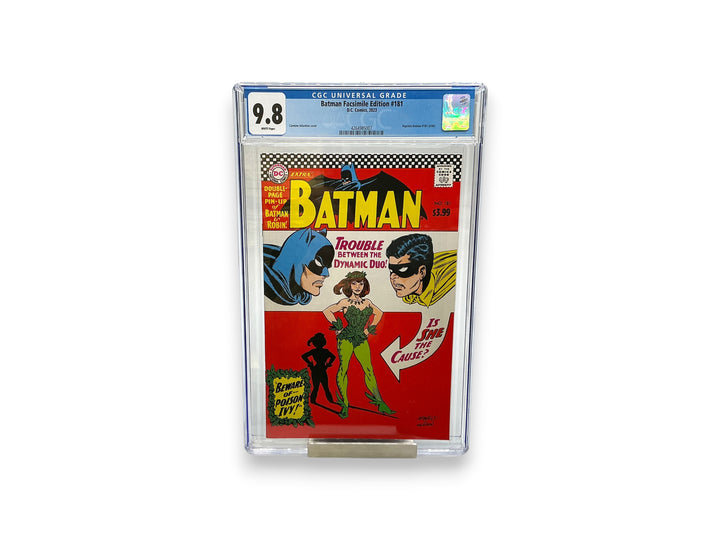 Batman #181 CGC 9.8  Facsimile Edition 1st App Poison Ivy DC Comics 2023 - White Pages