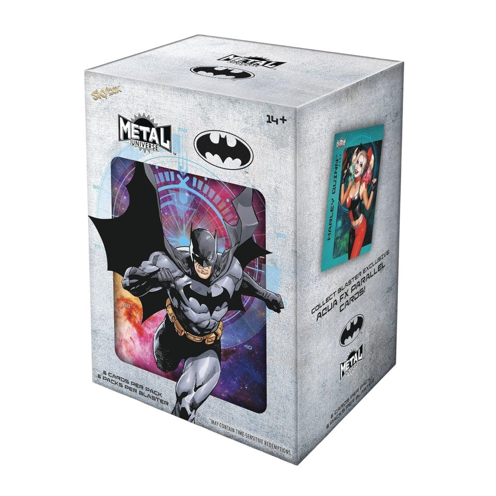 Lowkey Stock 2025 Upper Deck Skybox Metal Universe Batman trading card blaster box with 36 cards total
