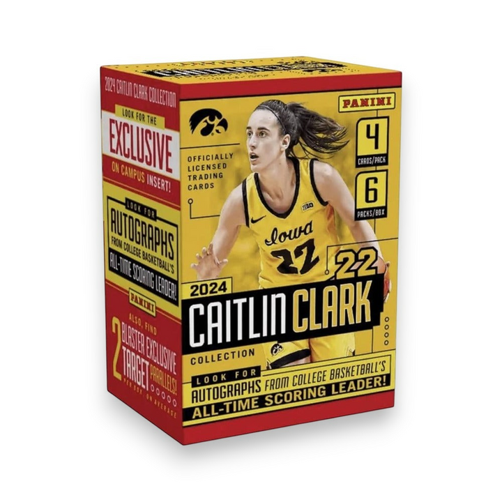 2024 Panini Caitlin Clark Collection Basketball Blaster Box (Target Parallels)