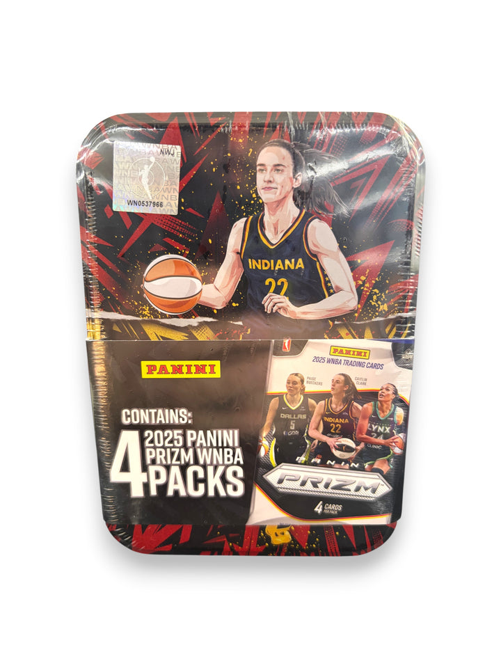 Caitlin Clark Rookie Collectible Panini 2025 WNBA 4 Pack Tin