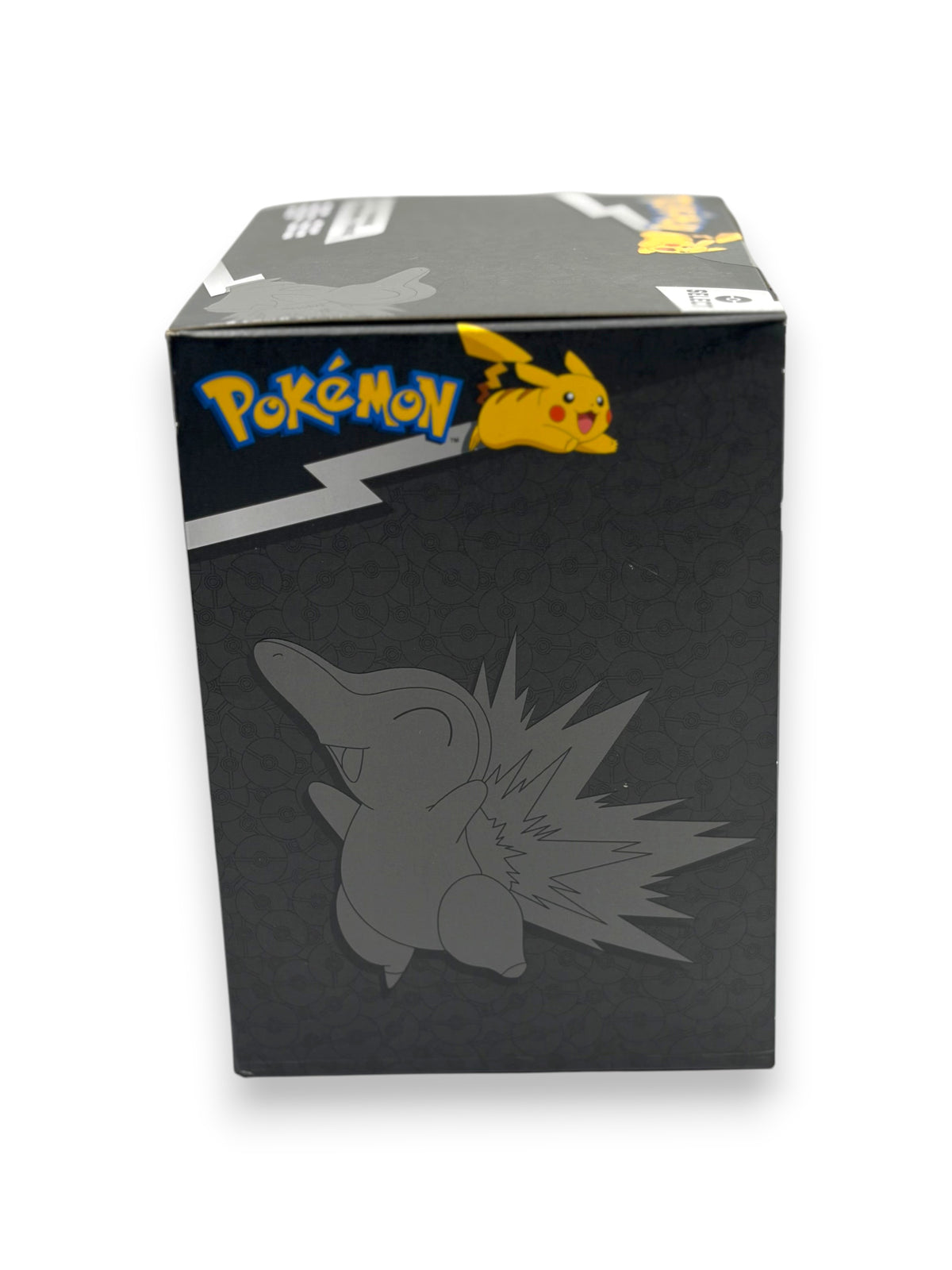 Lowkey Stock Pokémon Select Cyndaquil Series 5 vinyl figure packaging box with black design and Pikachu logo