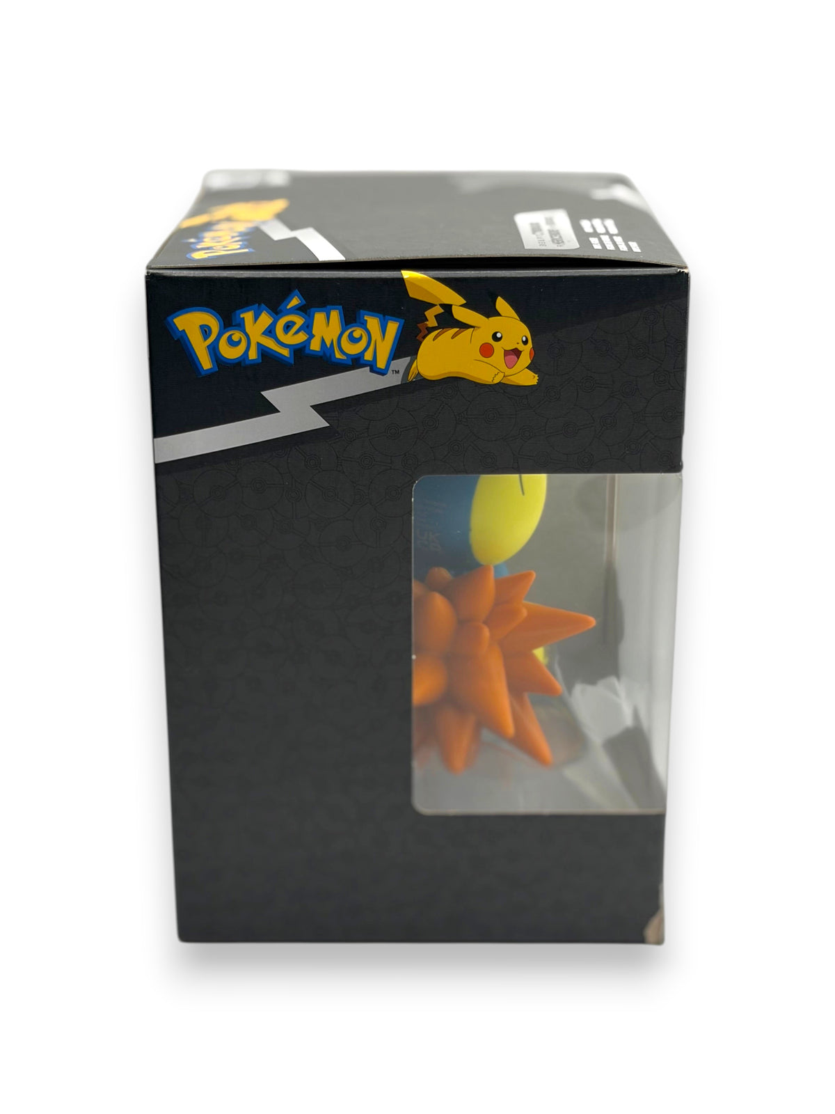 Lowkey Stock Pokémon Select Series 5 Cyndaquil vinyl figure inside black collector box with Pikachu branding