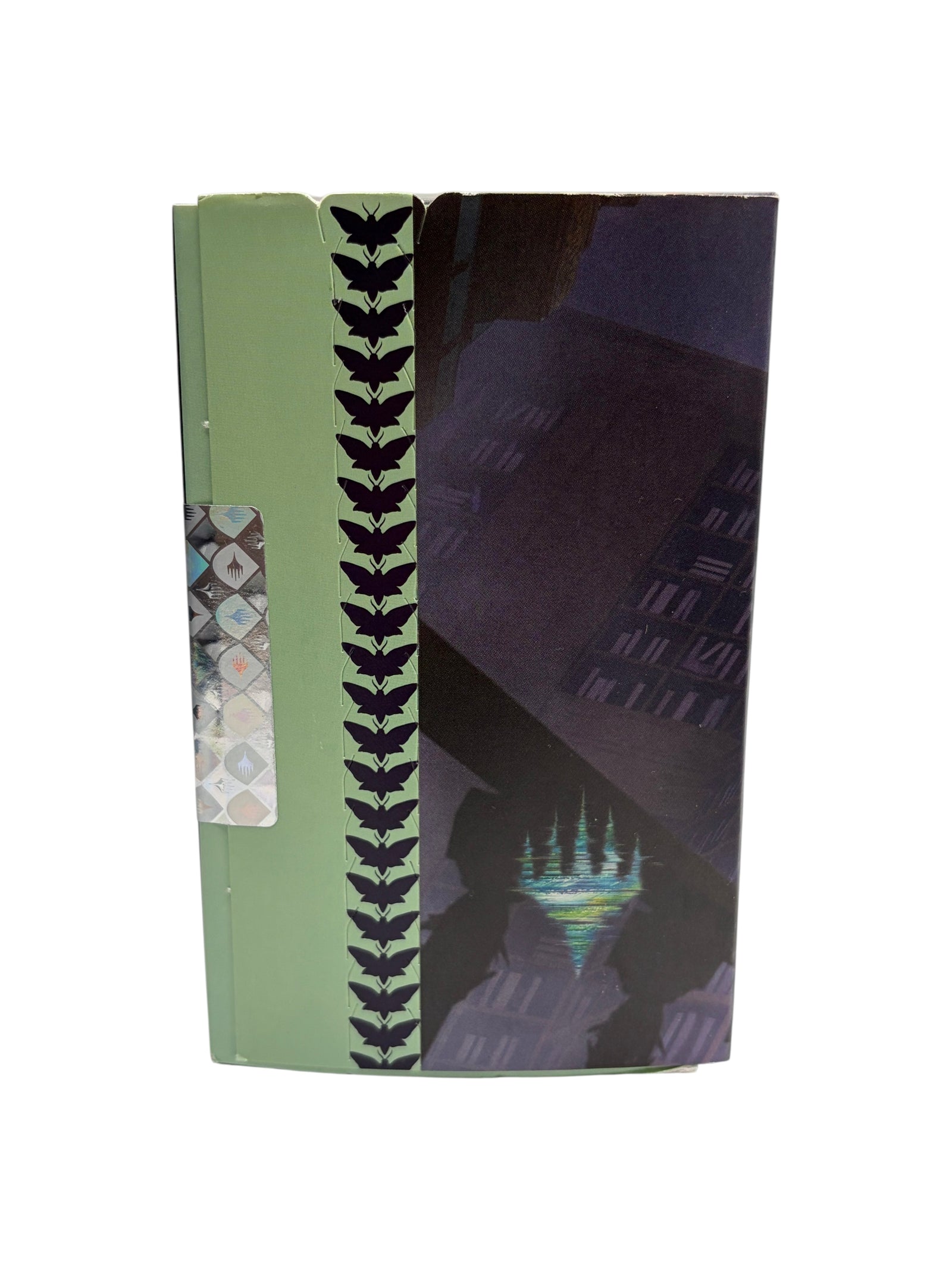 Lowkey Stock Magic The Gathering Duskmourn House of Horror sealed bundle box with moth pattern and holographic seal