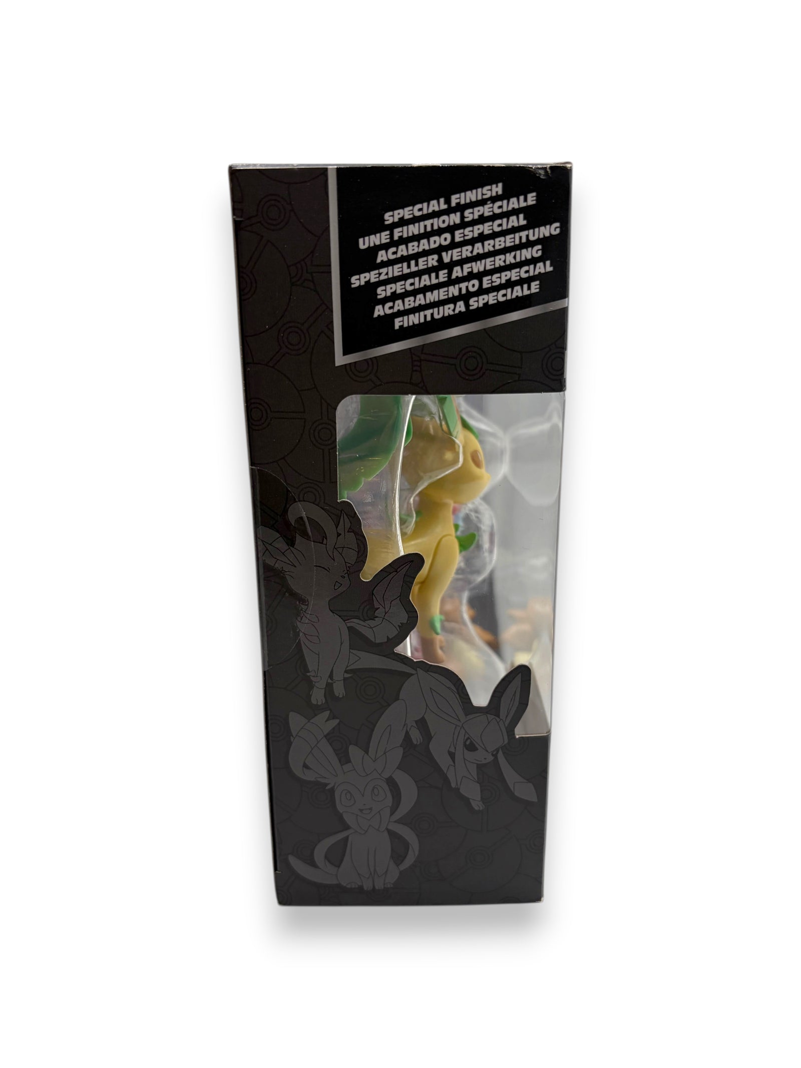 Lowkey Stock Jazwares Select Pokemon Eevee Evolution multipack box side view with special finish branding