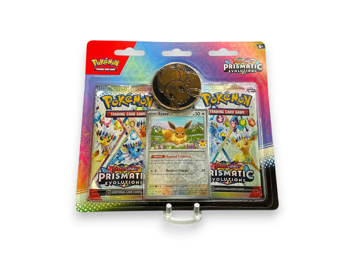 Eevee Pokemon Day Prismatic Evolution Blister Sealed Pokemon Card Booster Pack