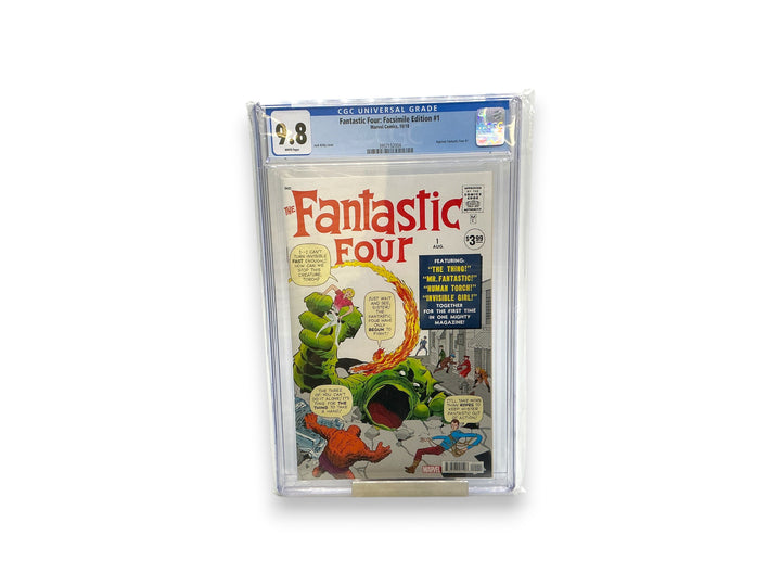 Marvel Fantastic Four Facsimile #1 CGC 9.8 2018 Reprints FF#1 Kirby