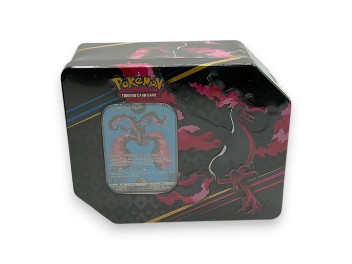 Crown Zenith Sealed Tin Pokemon TCG Galarian Moltres (5 Booster Packs)