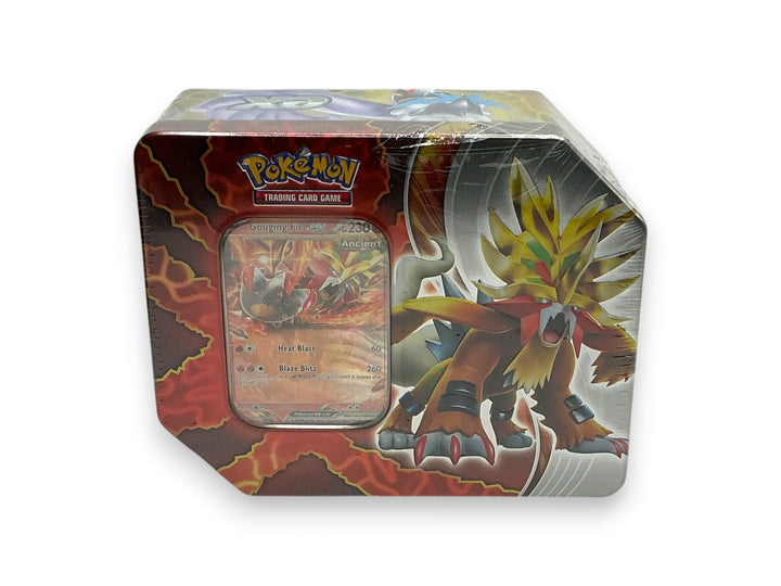 Pokemon Trading Card Games Paradox Destinies Gouging Fire ex Tin Sealed