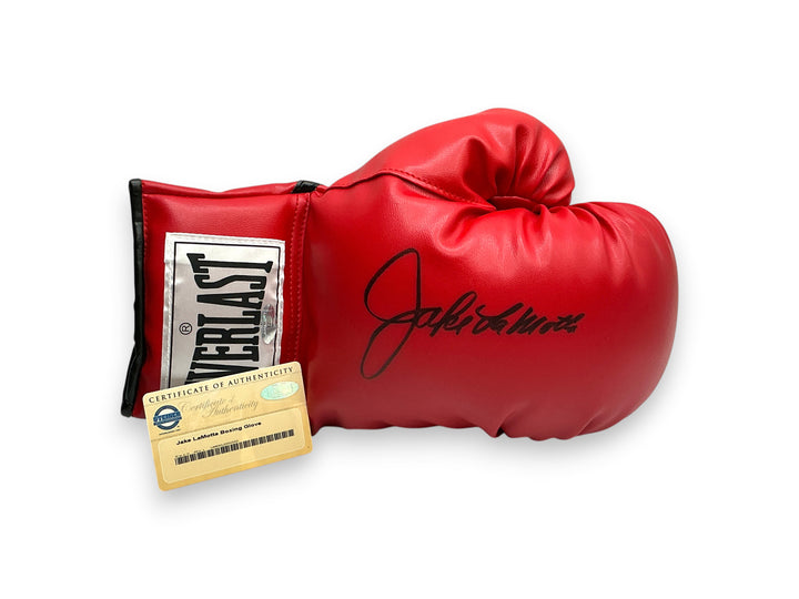 Jake LaMotta autographed Everlast Boxing Glove - The Raging Bull - includes COA