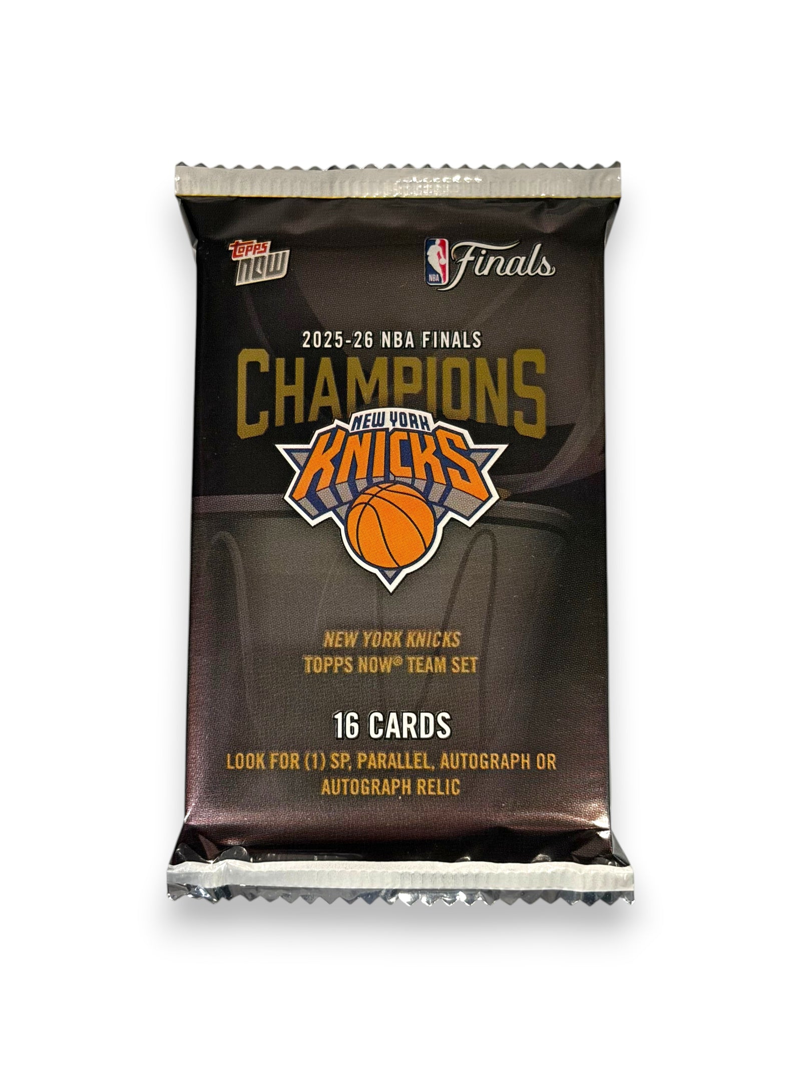 Lowkey Stock sealed 2026 NBA Finals Champions New York Knicks Topps NOW 16-card team set pack