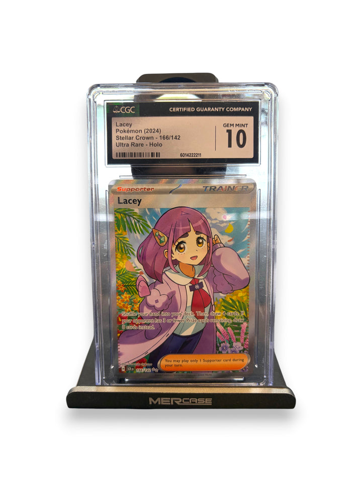 Lacey - Pokemon 2024 Ultra Rare Holo - 166/142 Stellar Crown CGC 10