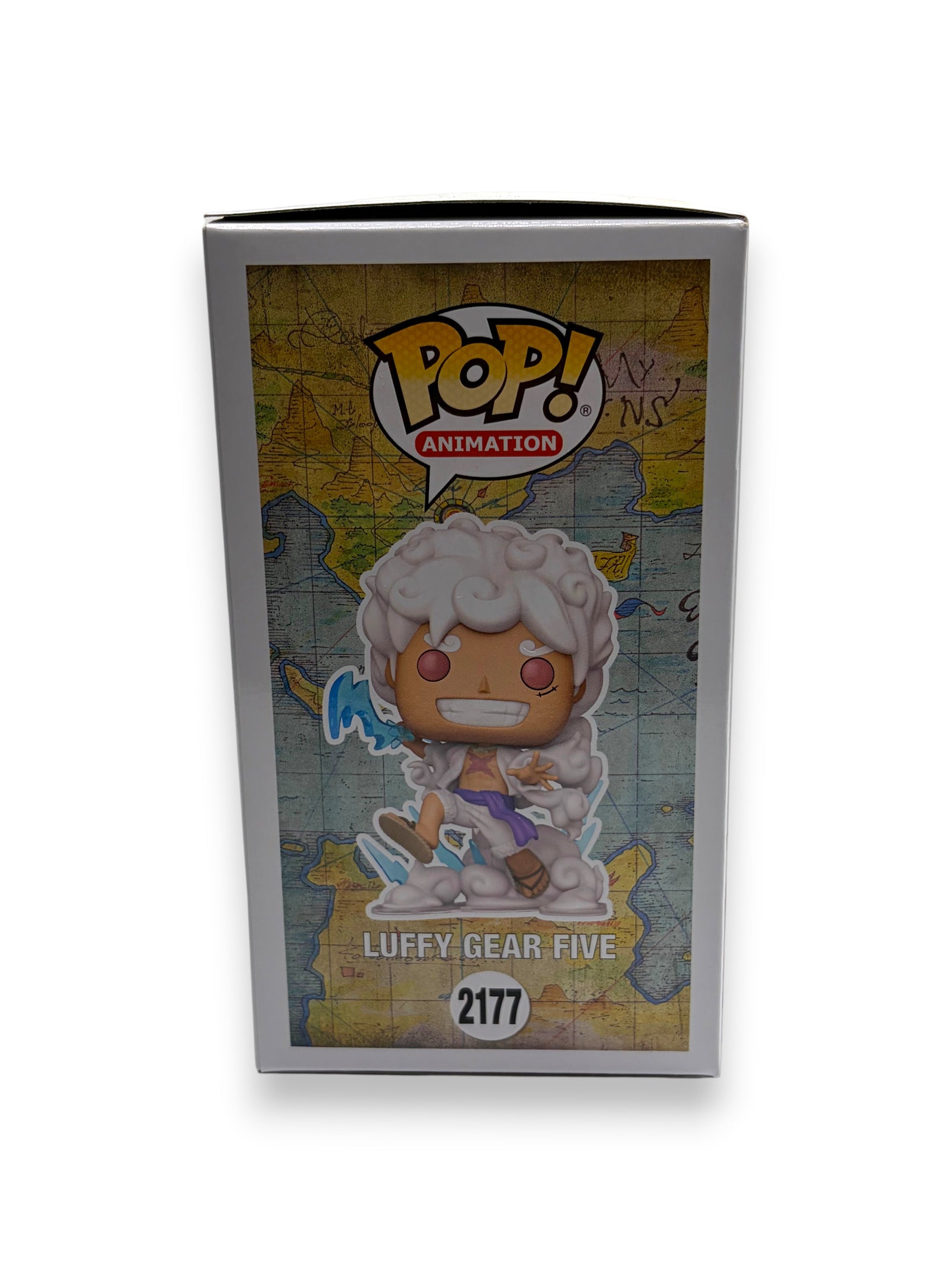 Lowkey Stock Funko POP! Animation One Piece Luffy Gear Five #2177 figure in box with glow in dark feature