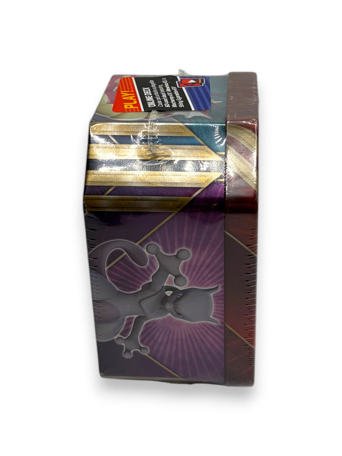 Lowkey Stock factory sealed 2016 Pokemon XY Triple Power Machamp EX collector tin with Mewtwo graphic