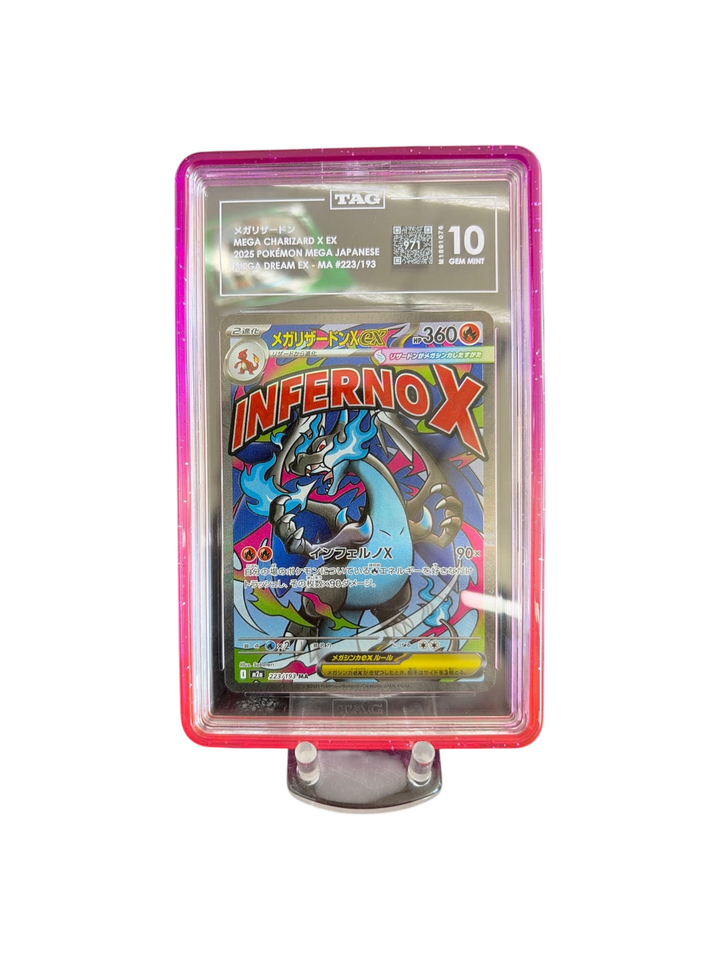 Mega Charizard X ex 2025 Japanese #223/193 Tag 10 971 score