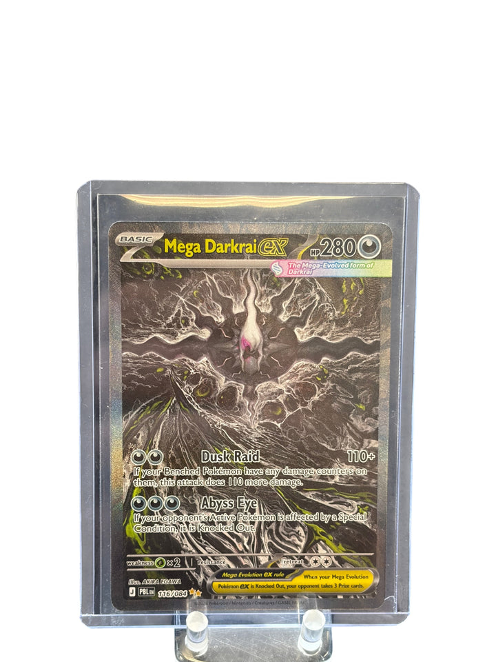 Mega Darkrai ex 116/084 Pokemon: Pitch Black Main Chase Card
