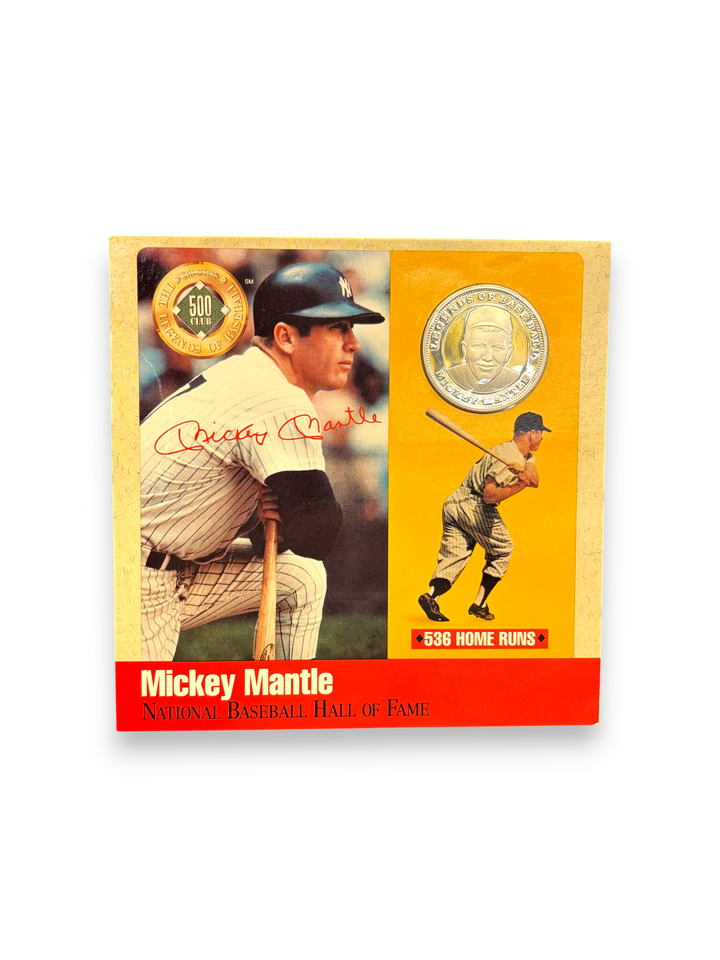 Mickey Mantle - 536 Homeruns Pure Silver Coin