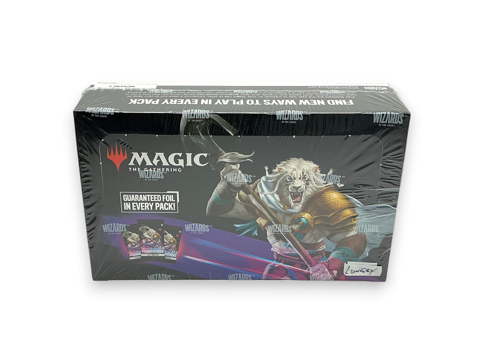 Lowkey Stock Magic the Gathering Foundations Play Booster Box in factory sealed plastic wrap