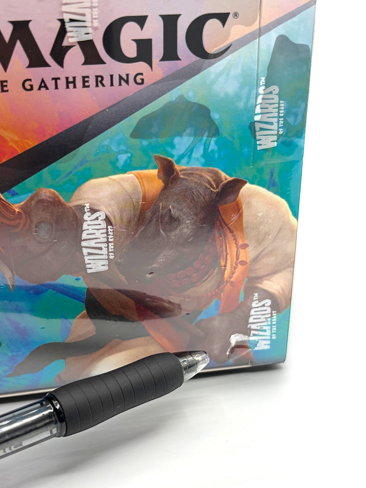 Lowkey Stock Magic The Gathering Foundations Jumpstart booster box packaging with Wizards of the Coast branding