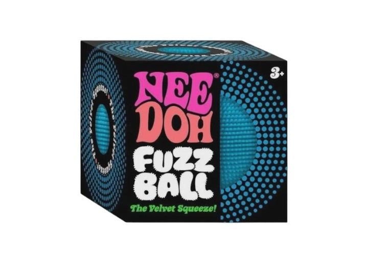 Schylling NeeDoh Fuzz Ball Flower Power (Blue)