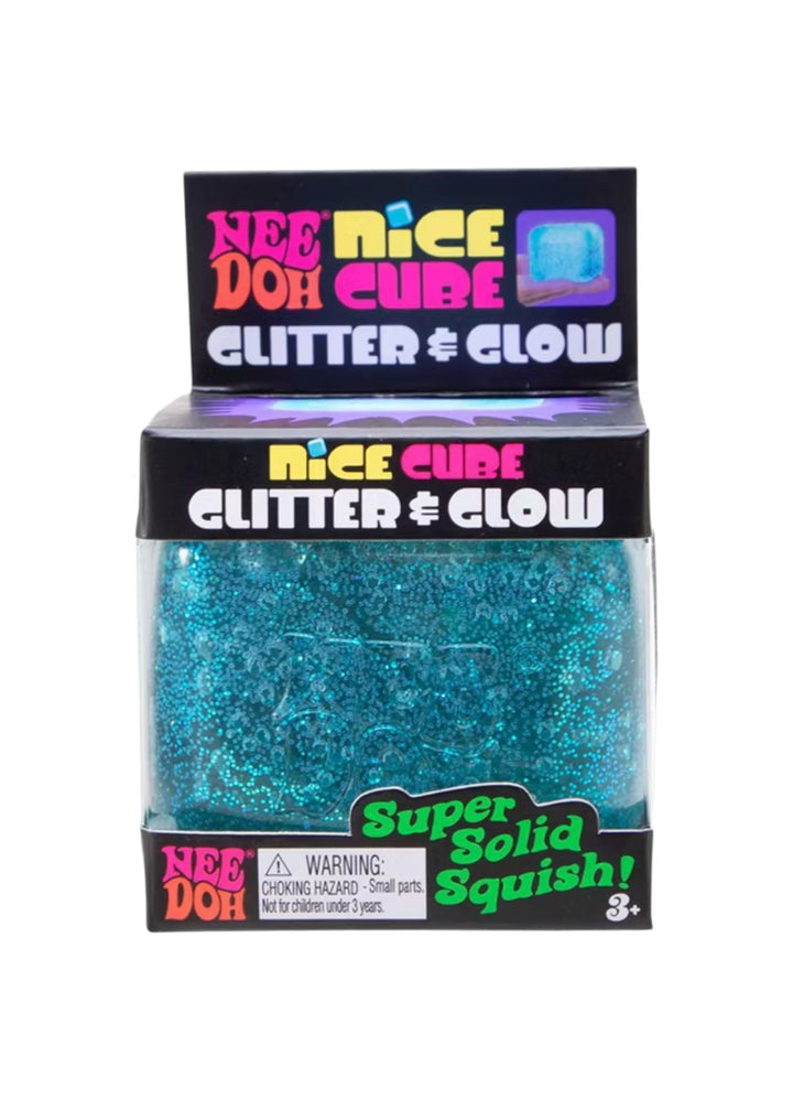 NeeDoh Nice Cube - Glitter & Glow by Schylling
