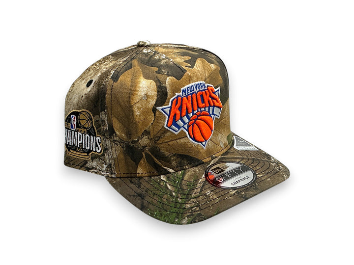 Custom New Era New York Knicks 2026 Champions Side Patch 9FIFTY Camo