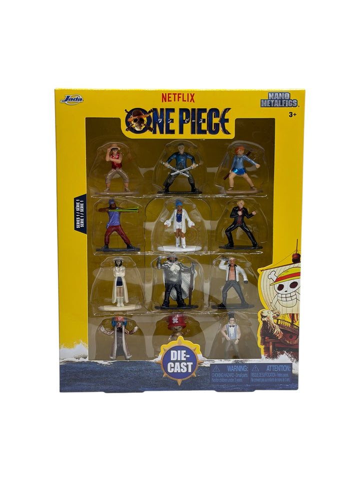 Jada Toys Netflix ONE PIECE - Nano MetalFigs Series 1 12-Pack