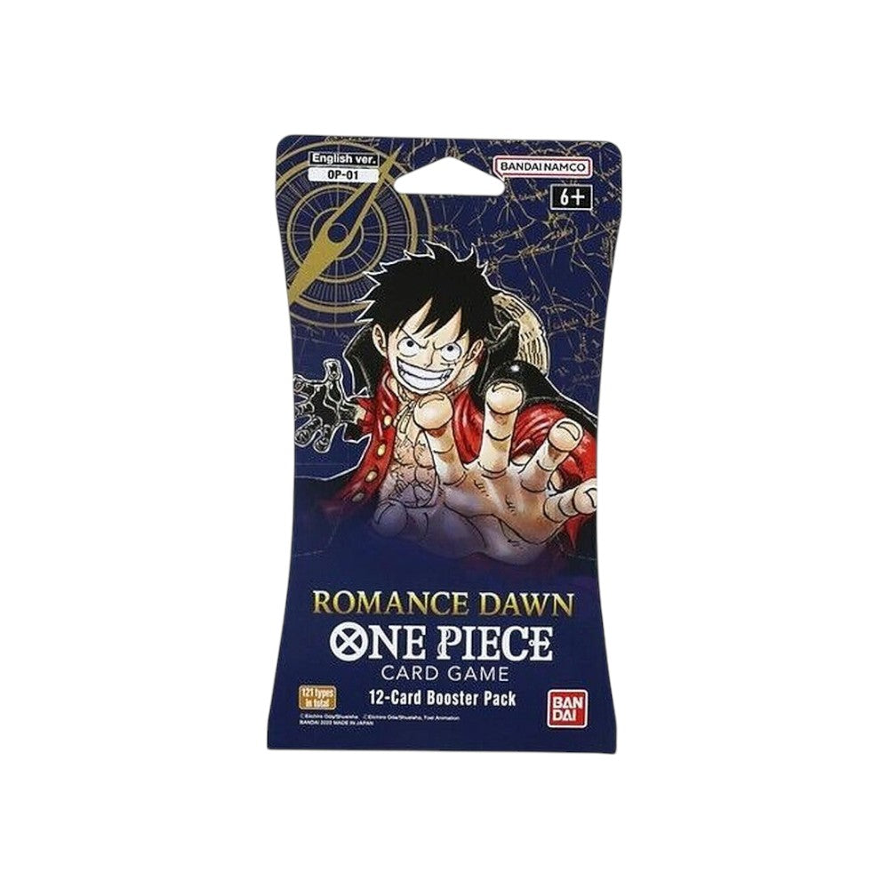 Lowkey Stock factory sealed ONE PIECE Card Game Romance Dawn OP-01 English sleeved booster pack with Luffy artwork